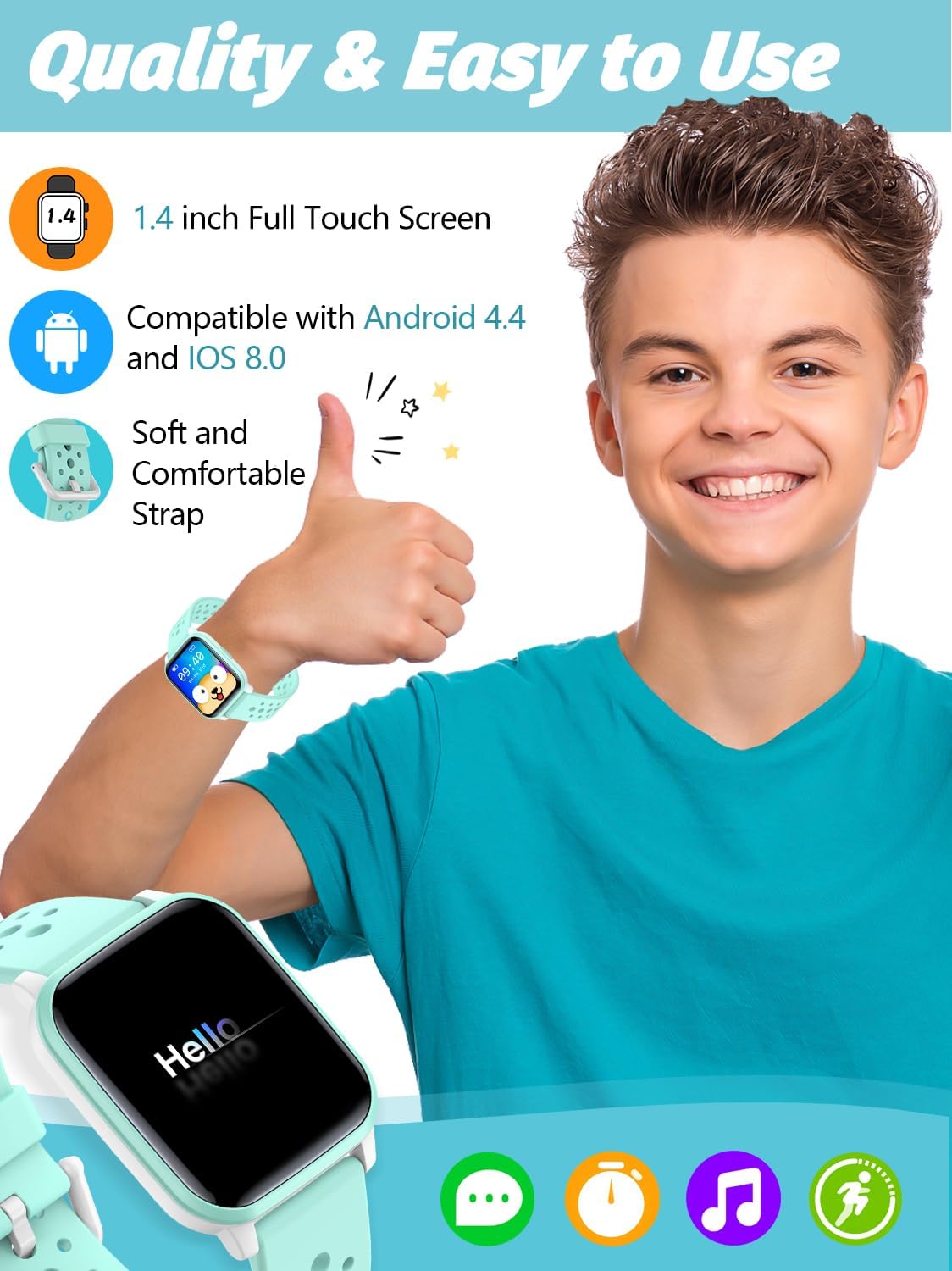 Butele Kids Smart Watch for Girls and Boys
Butele Smart Watch with Sleep Mode and Sports Modes
Butele Kids Smart Watch with Pedometer and Activity Tracker
Butele Birthday Gift Smart Watch for Kids Aged 4-16
Durable and Stylish Butele Kids Smart Watch
Butele Smart Watch for Active Kids
Educational and Fun Smart Watch for Children by Butele
Butele Kids Wearable Tech with Fitness Features
Touchscreen Butele Smart Watch for Kids Boys Girls
Best Butele Kids Smart Watch for Gifts and Activities